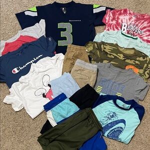 Huge Boys T shirt and Shorts Bundle Size M and L
